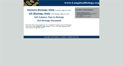 Desktop Screenshot of langdonbiology.org